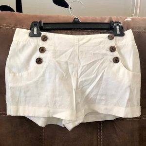 Forever 21 High Waisted Linen Shorts